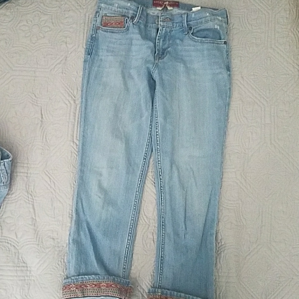Woman's Jeans with print detail